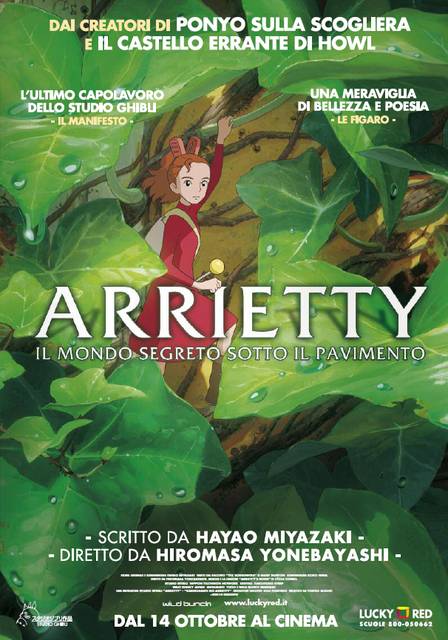 Arrietty (2011) poster locandina film CINEMA 100X140