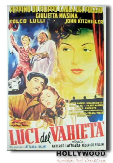 LUCI DEL VARIETA’ Fellini POSTER 70×100 Non Piegato!