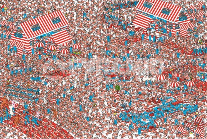 Poster Libri Where's Wally ? The Wonder Book di Martin Handford