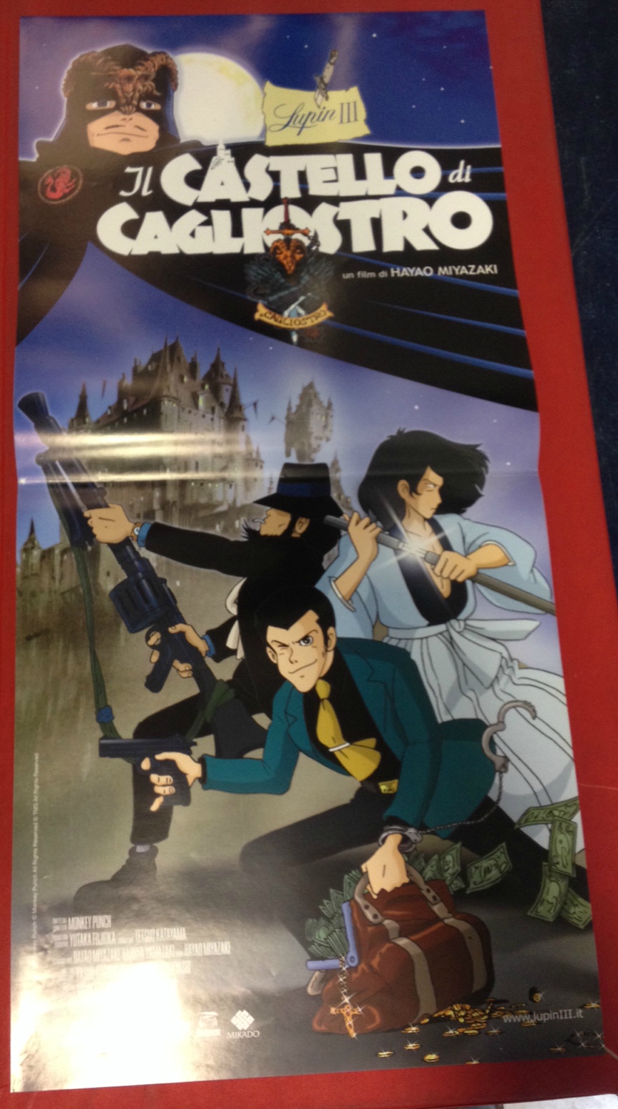 Lupin III - Il castello di Cagliostro loc.33x70 tiratura limitat