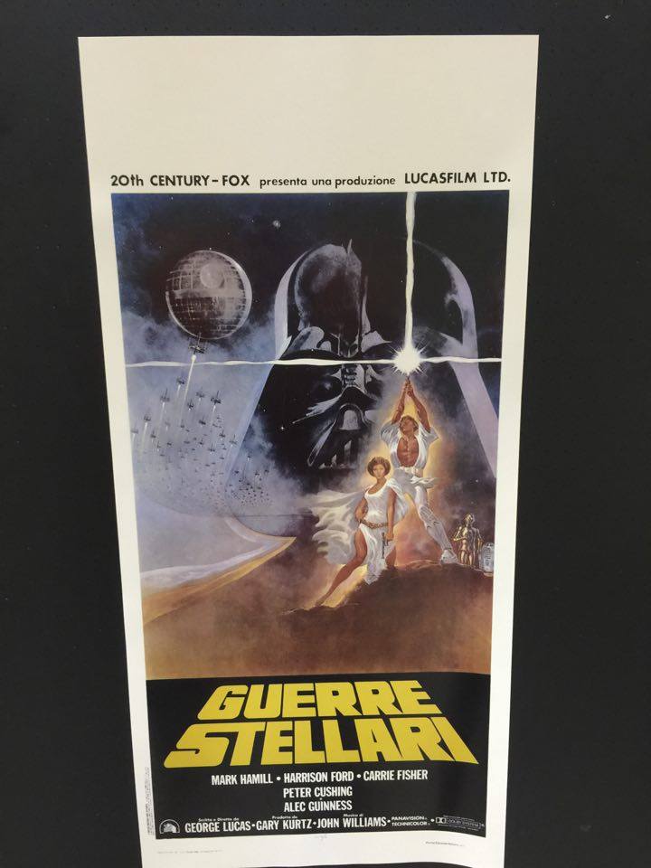Guerre Stellari loc.33×70 digitale tiratura limitata