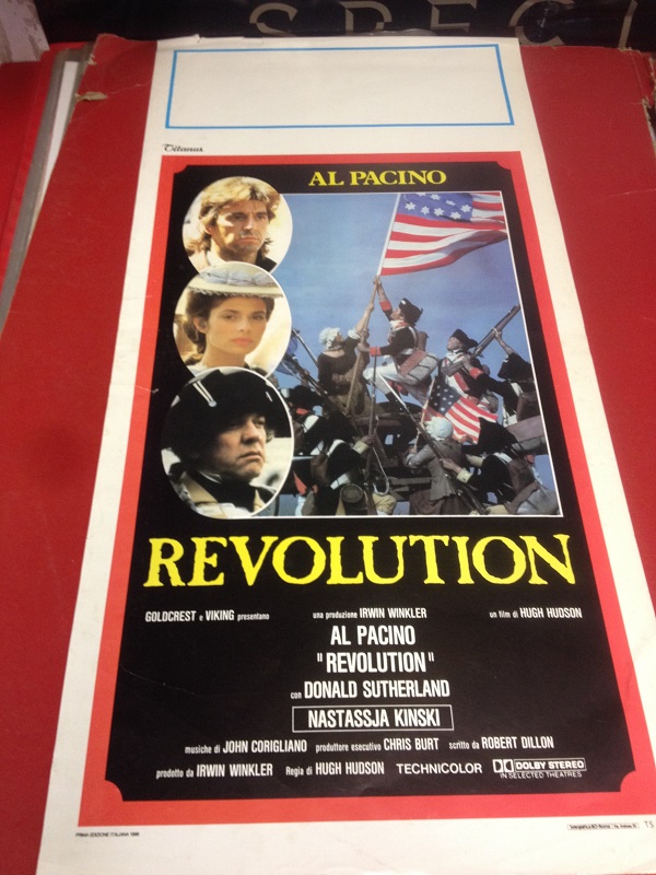 Revolution (1985) locandina cinema 35x70