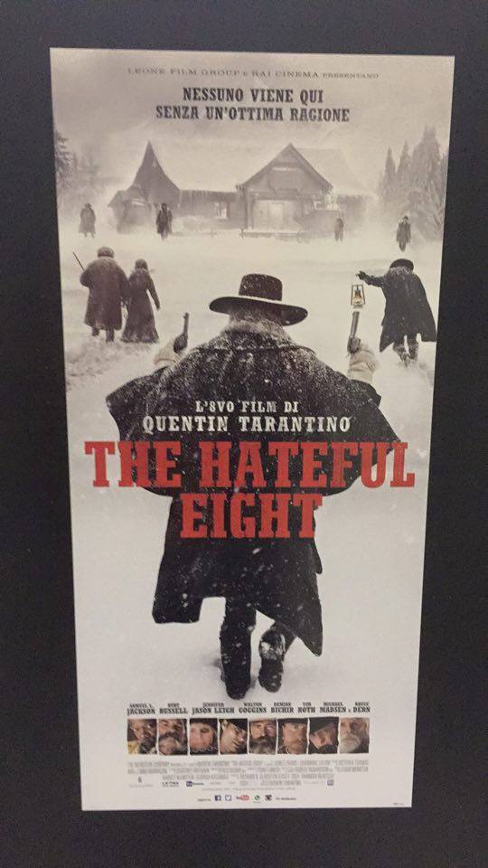 The Hateful Eight locandina originale 33x70