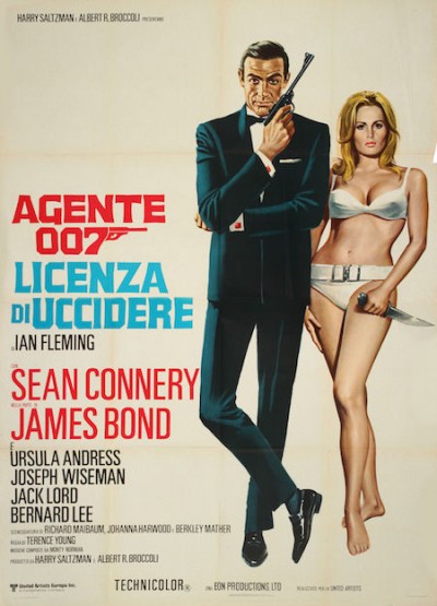 poster Agente 007 Licenza di Uccidere 70×100