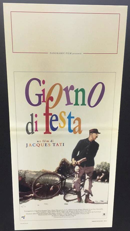 Giorno di Festa di Jacques Tati loc.33×70 tiratura limitata