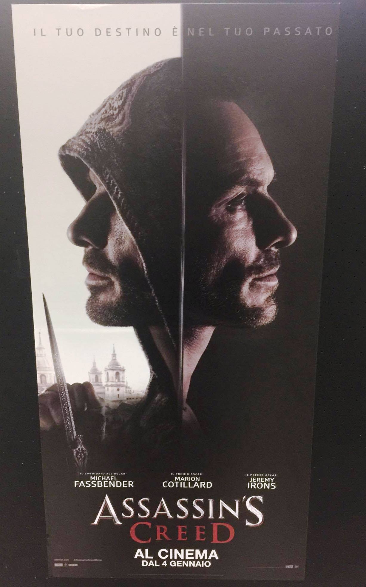 Assassin's Creed locandina cm. 33x70