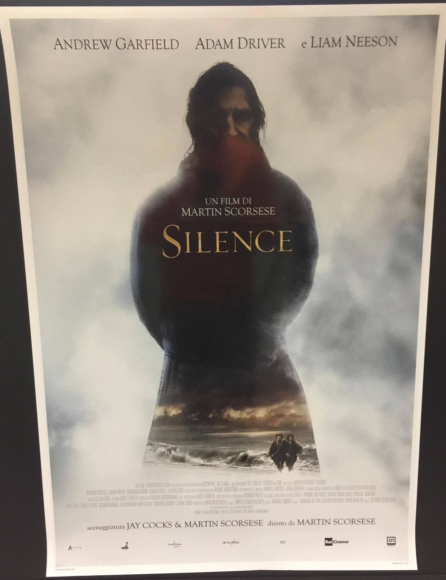 Silence (2017) M.Scorsese Poster originale cm. 70x100