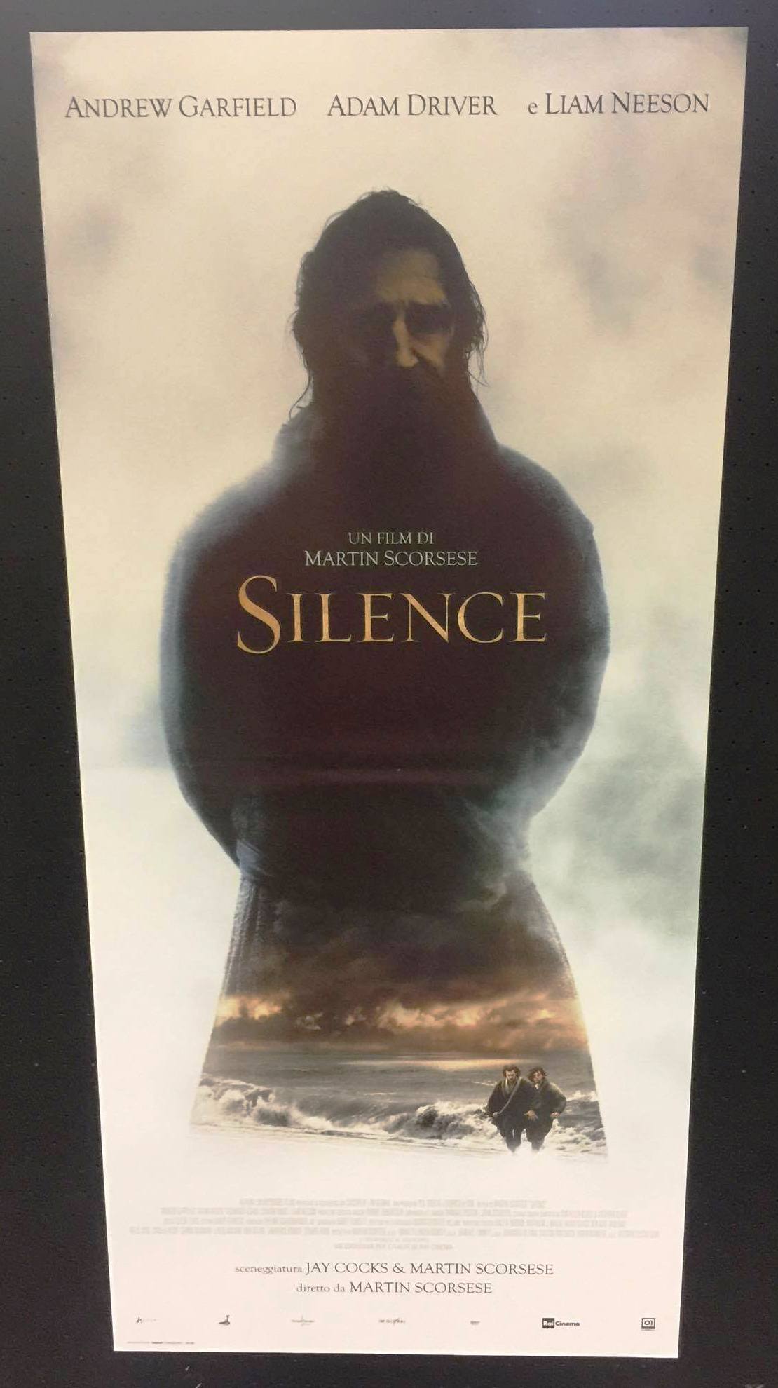 Silence - M.Scorsese locandina originale cm. 33x70