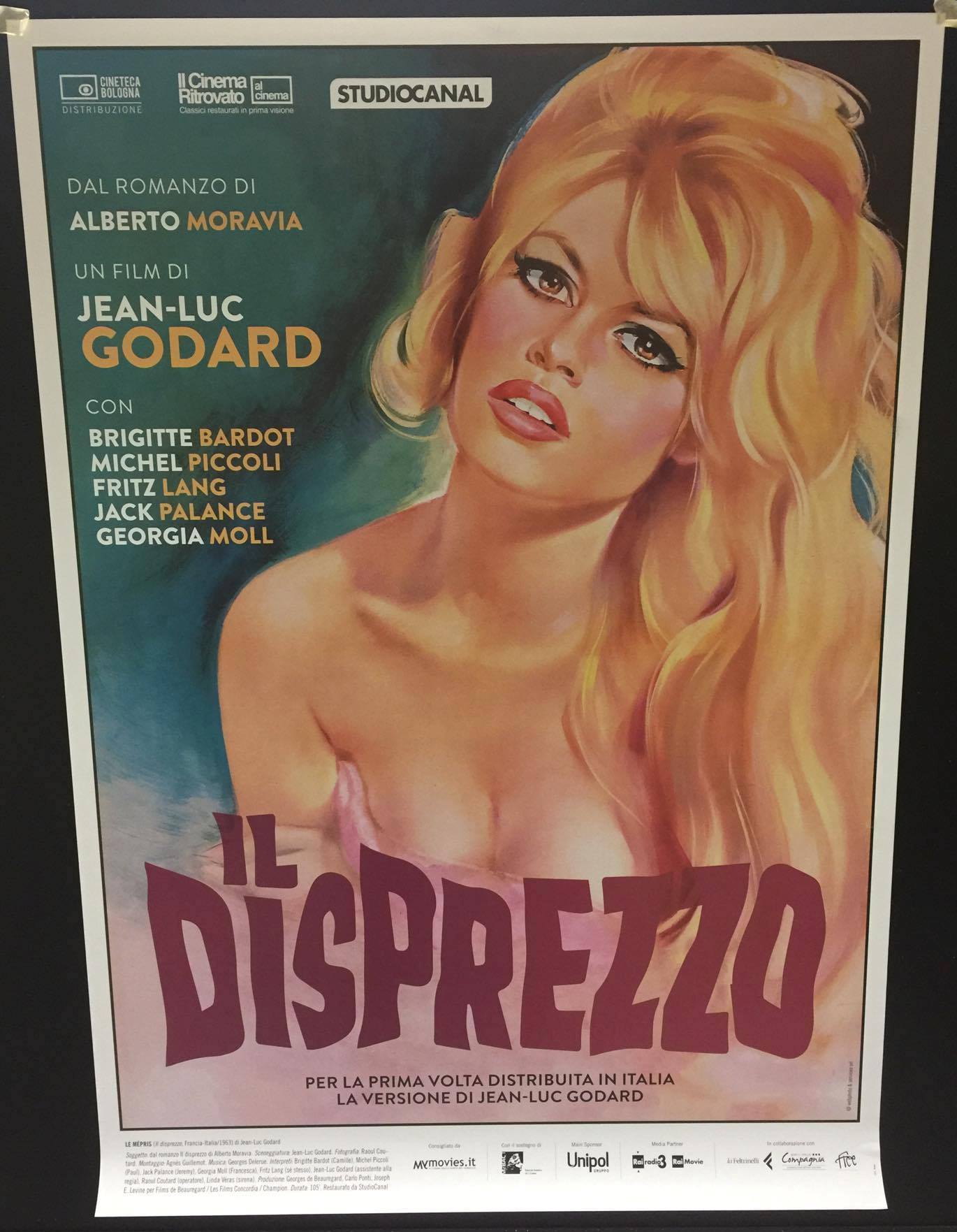Il Disprezzo di Jean-Luc Godard (ediz. rest. 2017) Poster 70x100