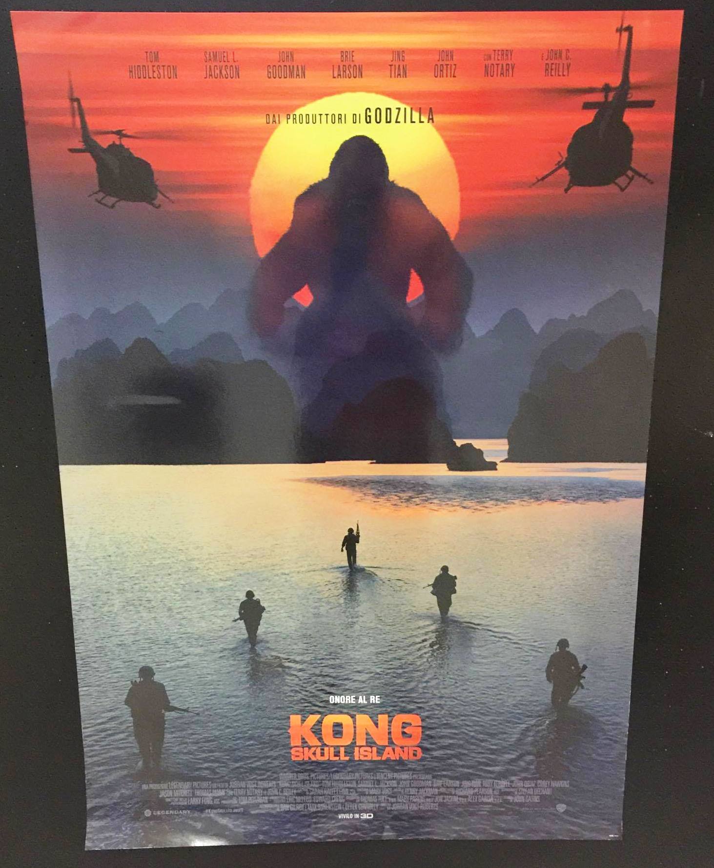 Kong Skull Island (2017) Poster cm. 70x100