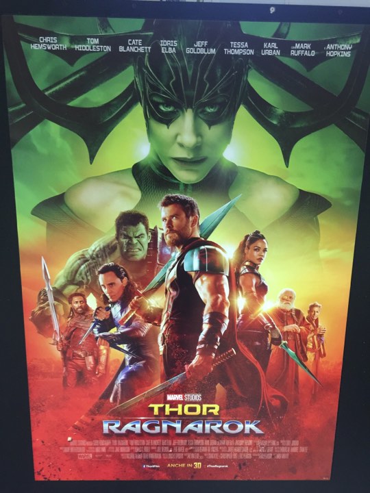 Thor Ragnarok (2017) Poster 70x100