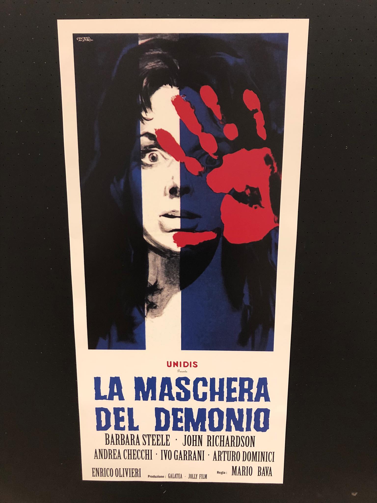 La Maschera del Demonio di Mario Bava Loc. 33x70 ristampa digit.