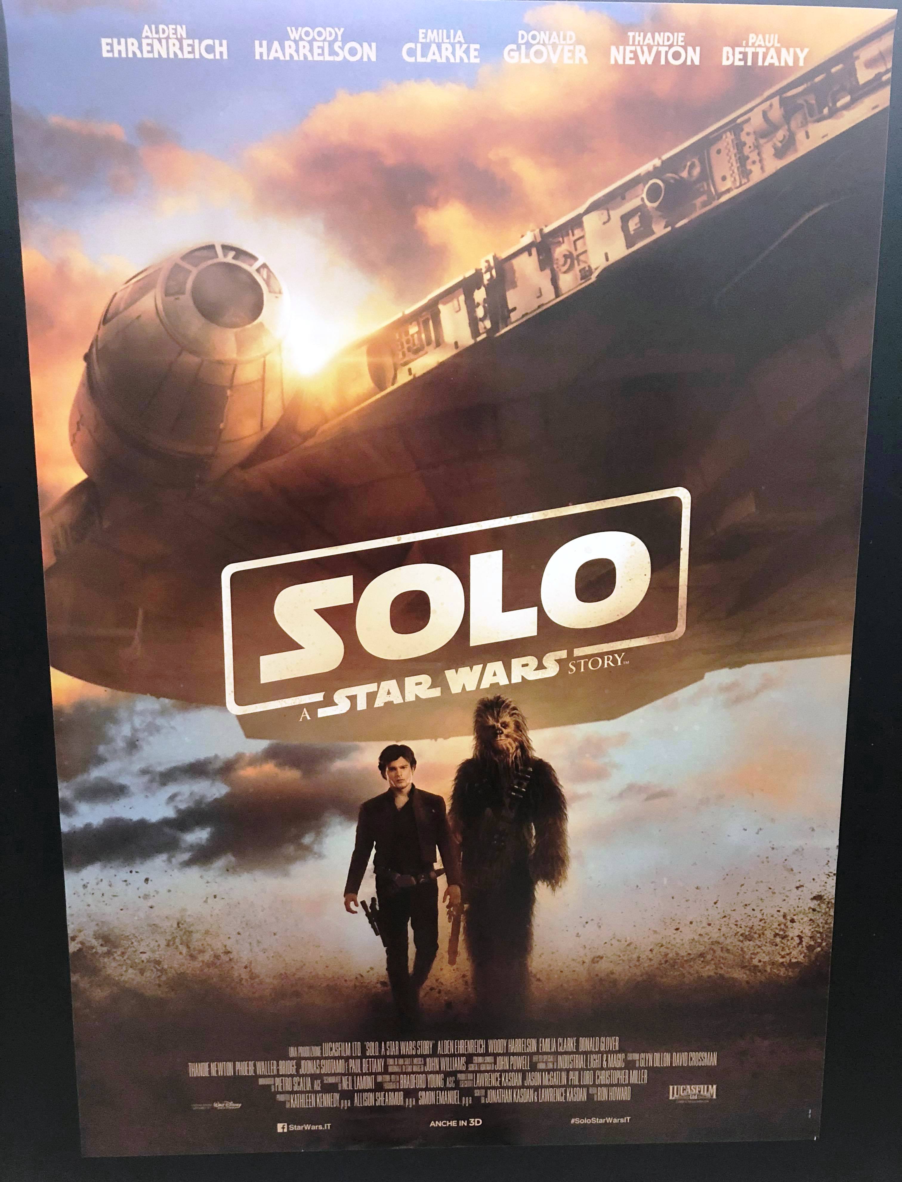 SOLO a Star Wars Story (2018) Poster 70×100
