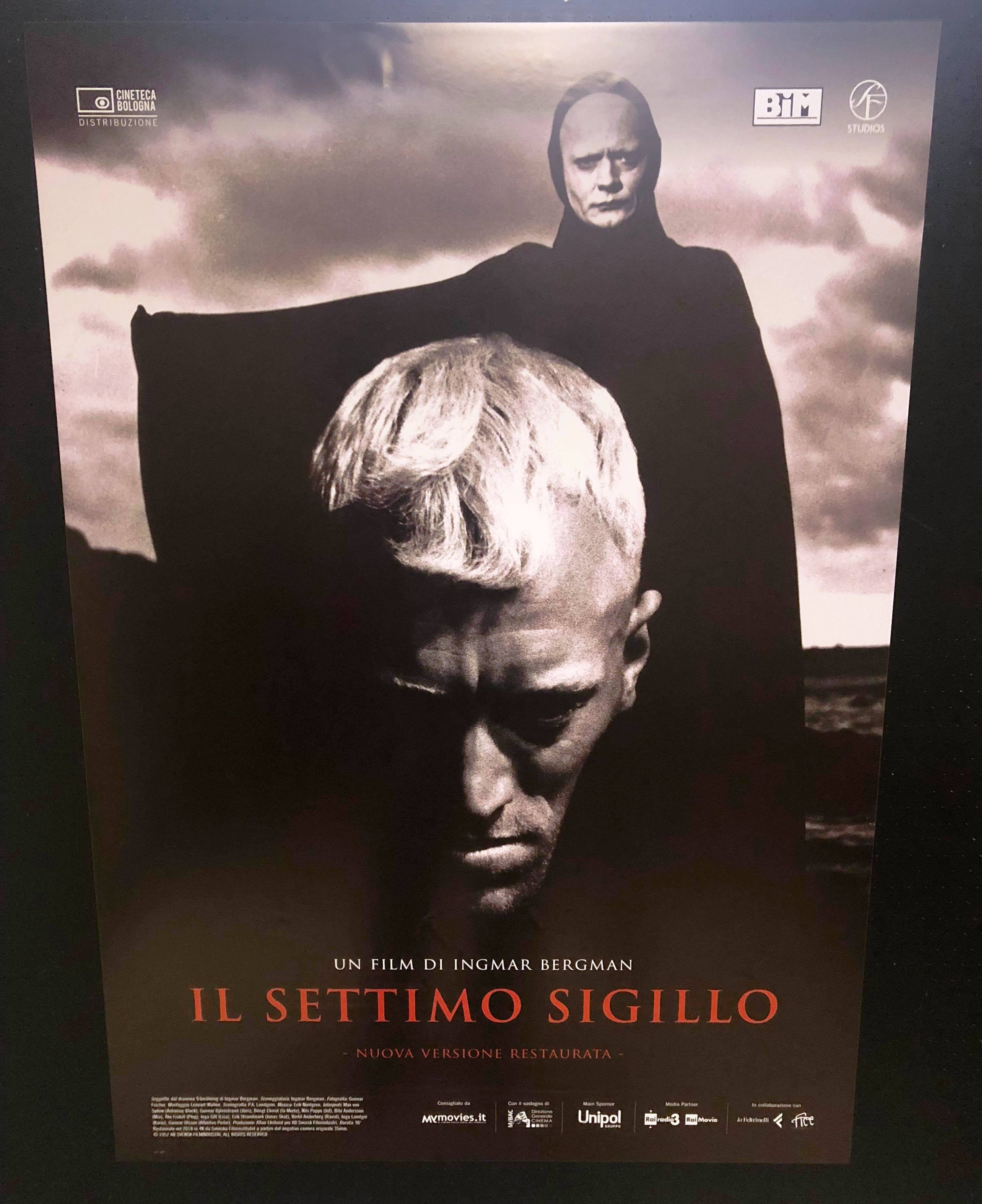 Il Settimo Sigillo - Bergman (vers. rest. 2018) Poster 70x100