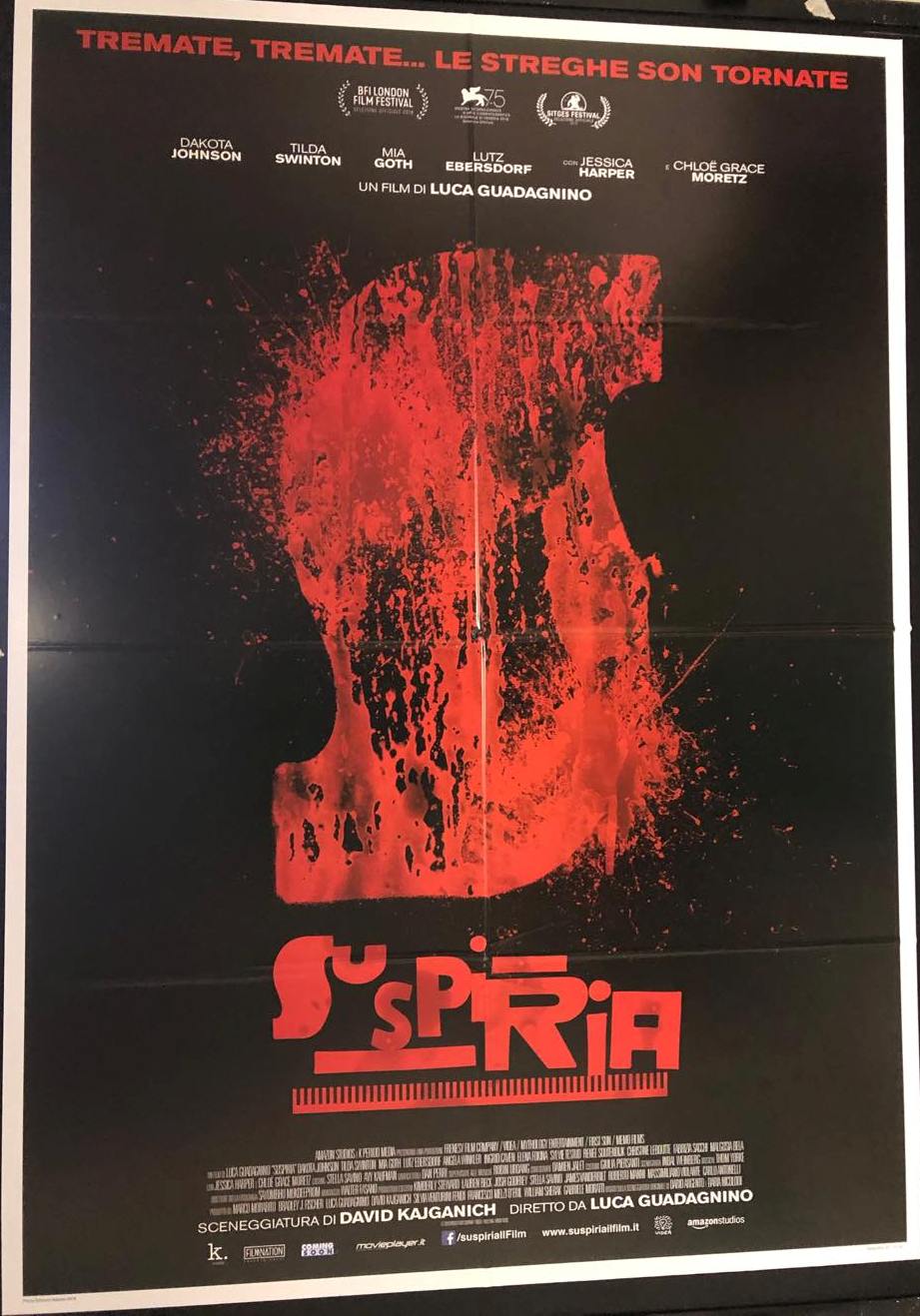 Suspiria di L.Guadagnino (2019) Poster CINEMA 100X140
