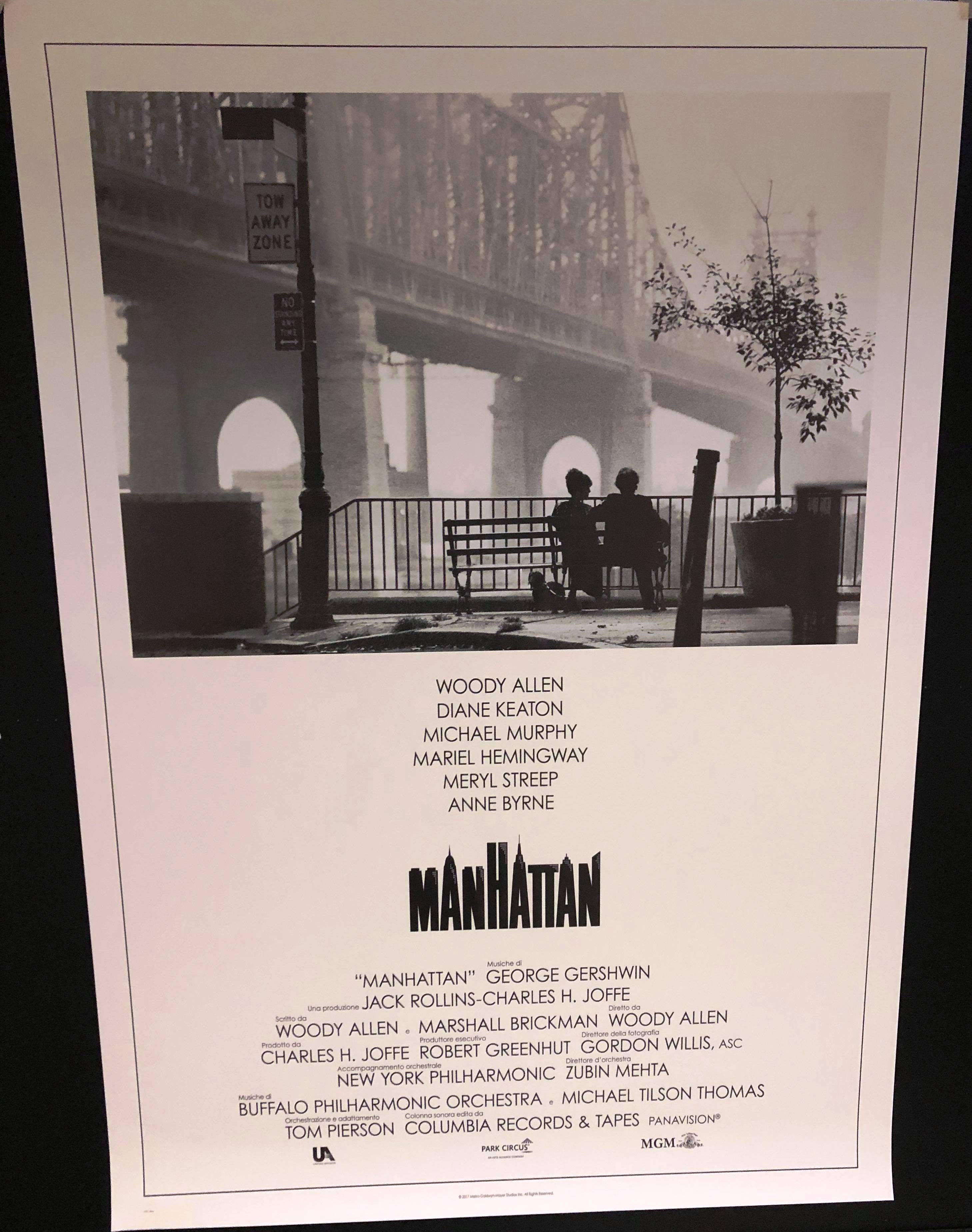 Poster Manhattan versione restaurata (2017) cm.70×100
