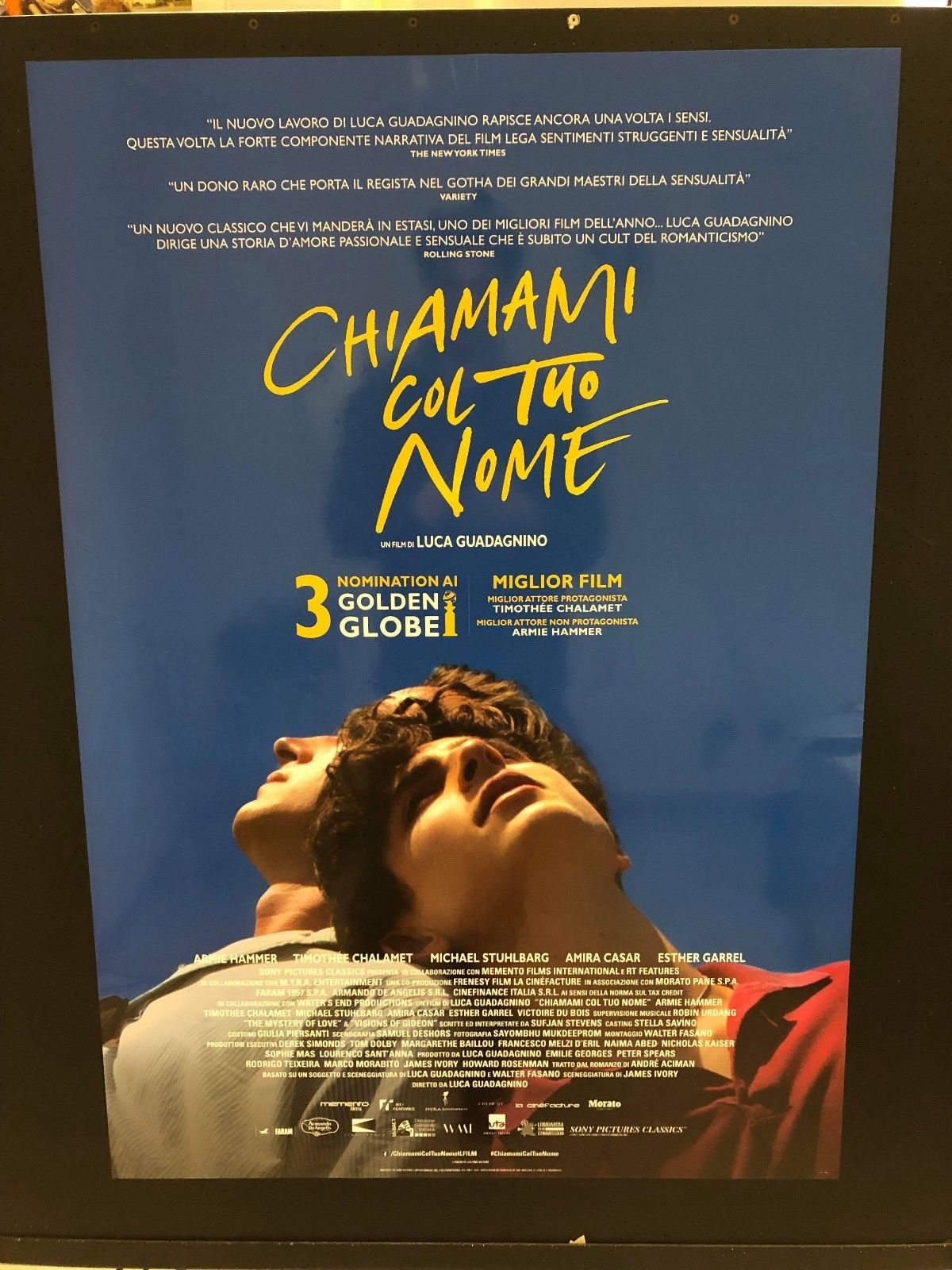 Chiamami col tuo nome Poster 70x100