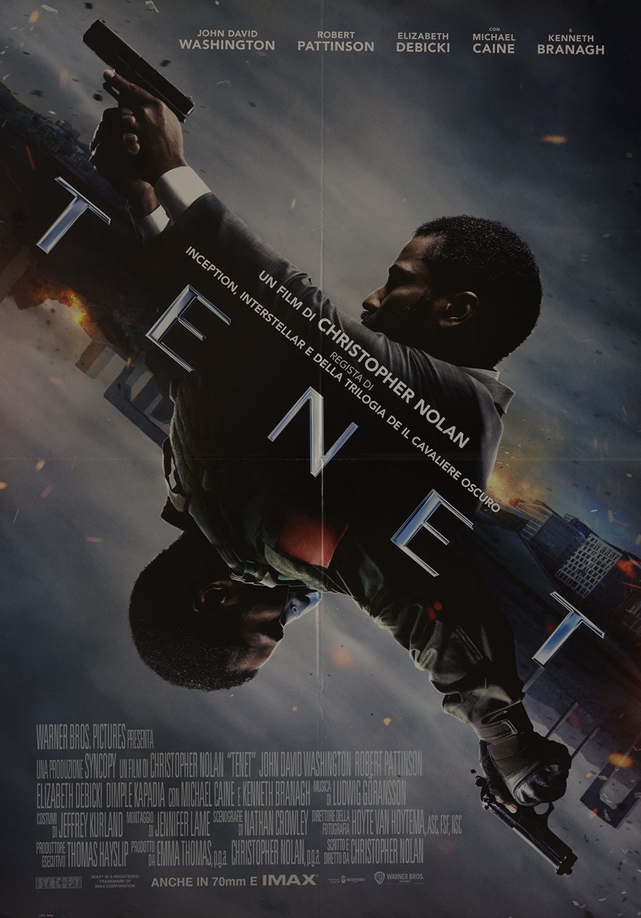Tenet di C. Nolan (2020) Poster maxi CINEMA 100X140