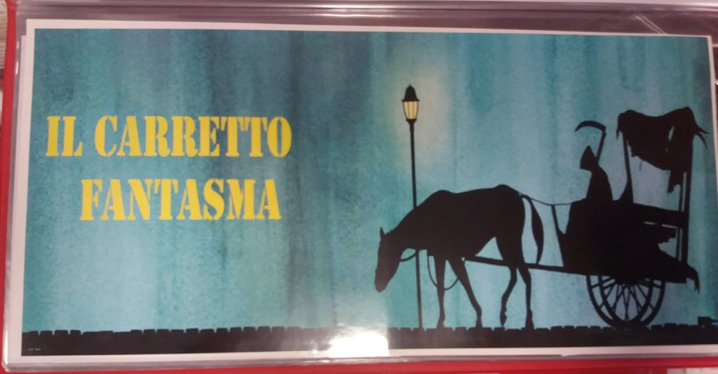 Il carretto fantasma locandina 33x70 ristampa digitale