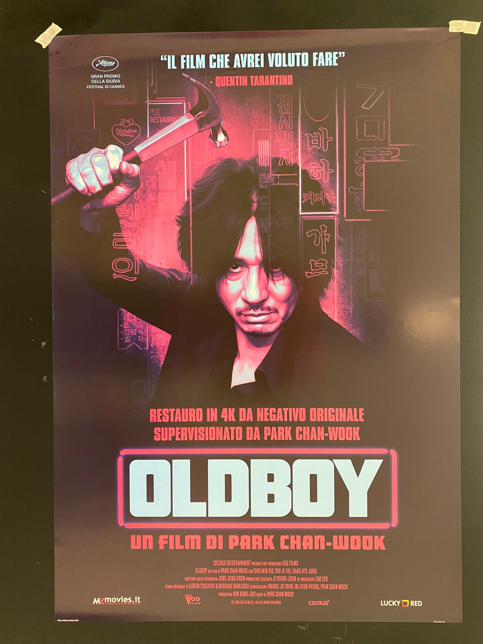 OLD BOY Poster 70x100 Originale Versione restaurata