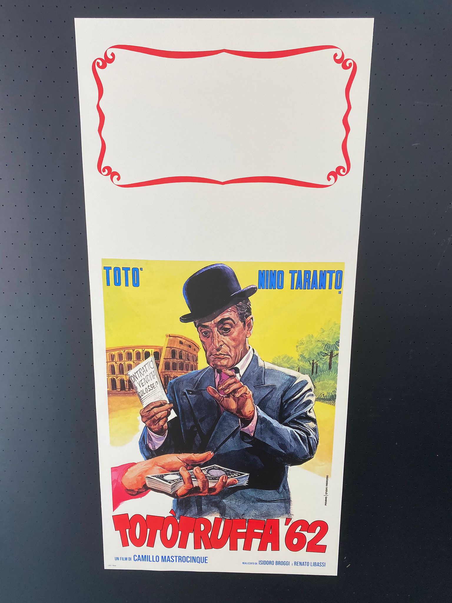 totò truffa 62 loc.33x70 digitale tiratura limitat