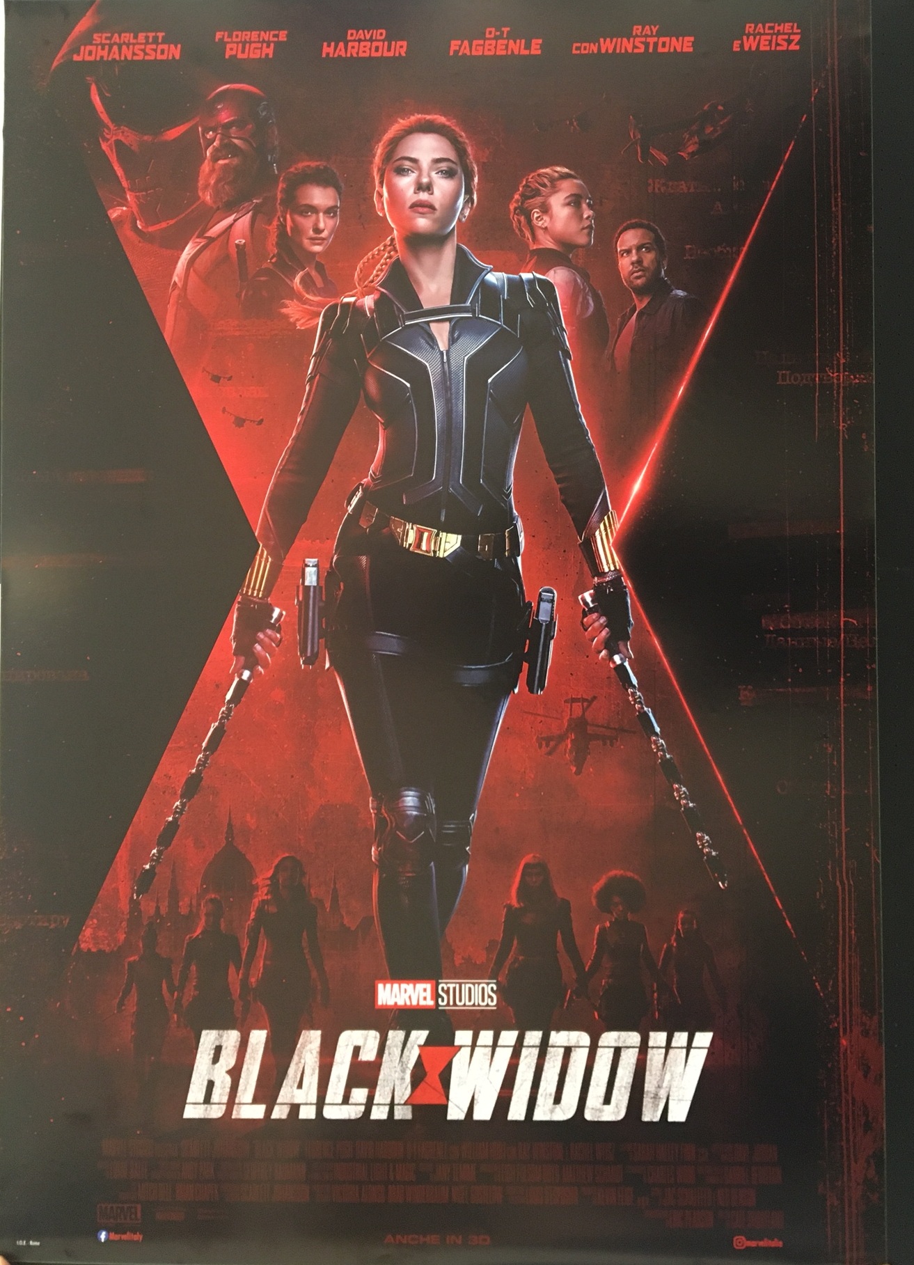 BLACK WIDOW Poster 70x100 non piegato