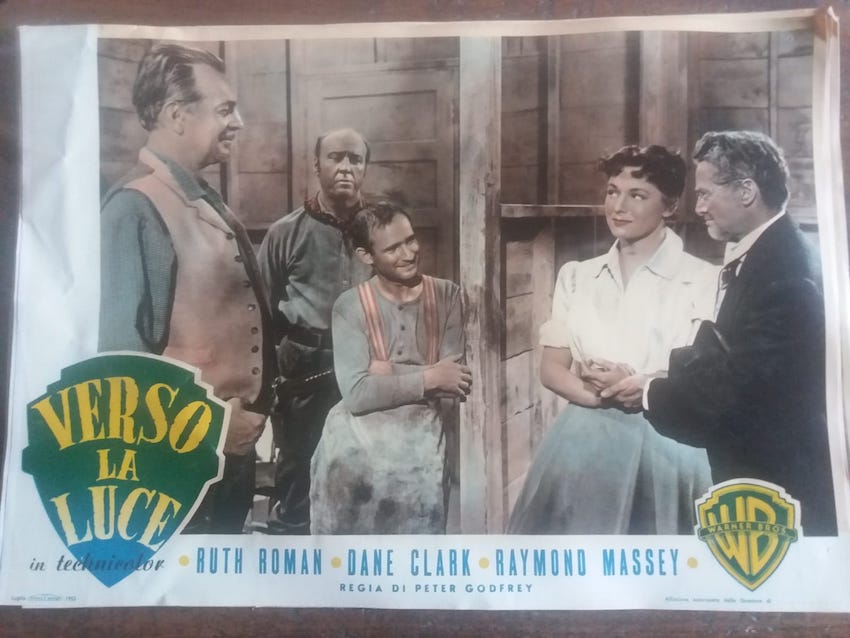 VERSO LA LUCE (1950) Foto busta originale epoca