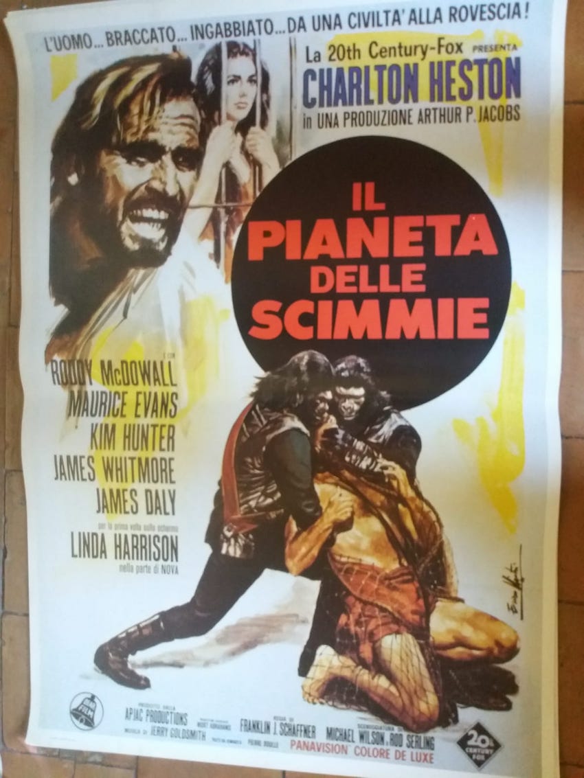 IL PIANETA DELLE SCIMMIE - Poster 70x100 NON PIEGATO