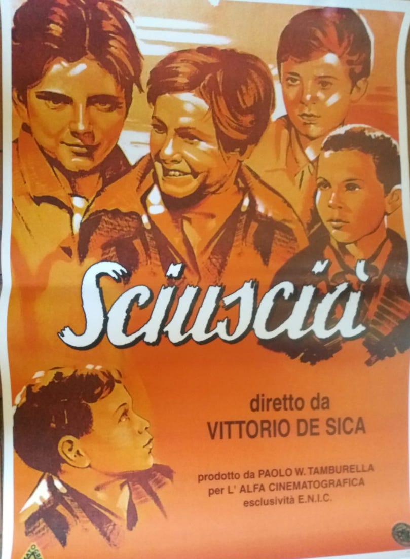 SCIUSCIA’ De Sica – Poster 70×100 NON PIEGATO
