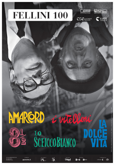 FELLINI 100 (2020) Poster 70×100 PRIMA EDIZIONE
