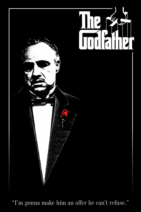 Poster Il Padrino Ed Inglese 61x91,5cm
