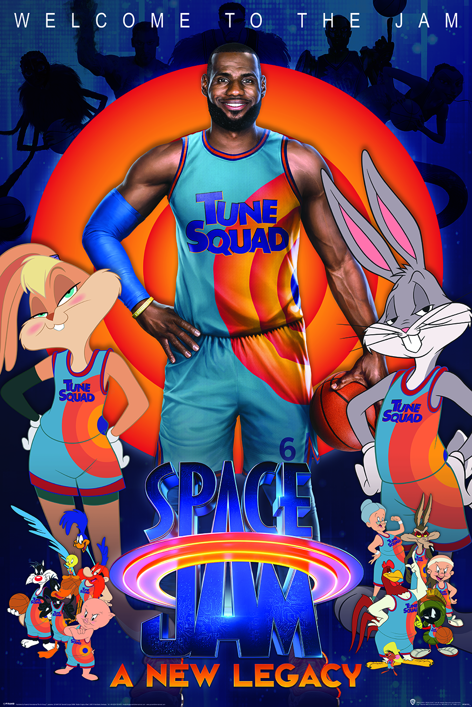 Poster Space Jam Legacy Ed Inglese