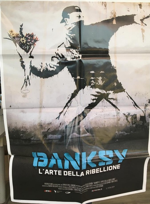 Banksy - L'Arte Della Ribellione (2020) MANIFESTO 100x140