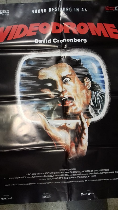 VIDEODROME (ediz. rest. 2022) MANIFESTO 100x140