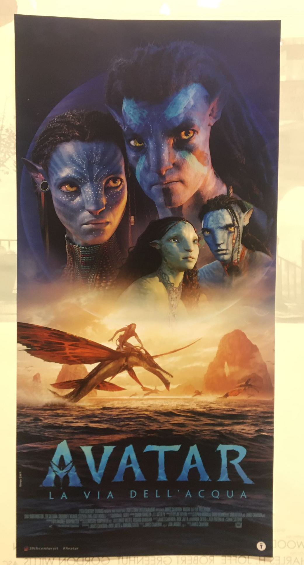 Avatar La Via dell’Acqua Locandina prima ed. 33×70