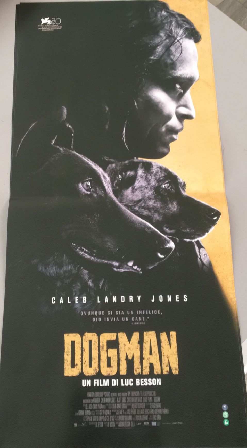 DOGMAN di Luc Besson (2023) Locandina 33×70 RARITA’