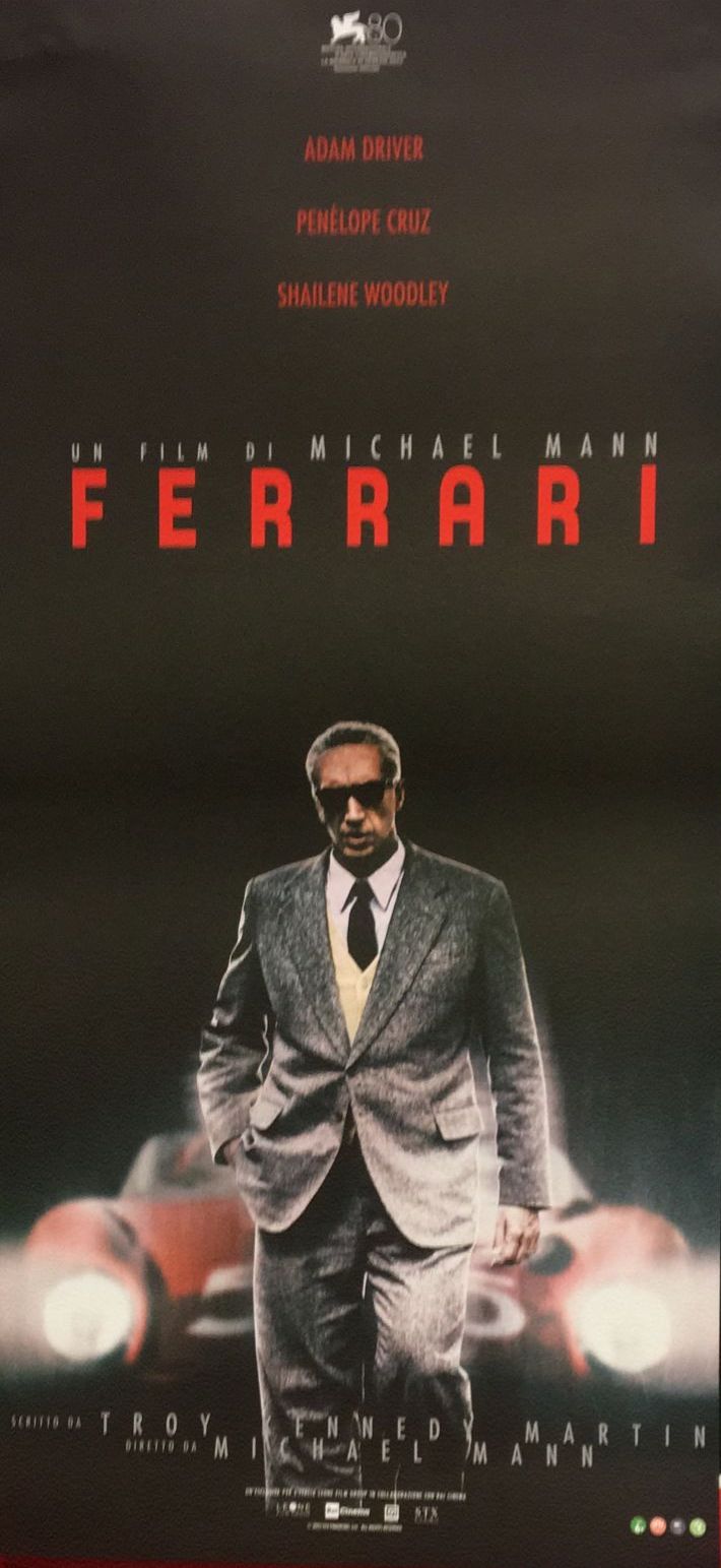 FERRARI di Michael Mann (2023) - Locandina originale 33x70