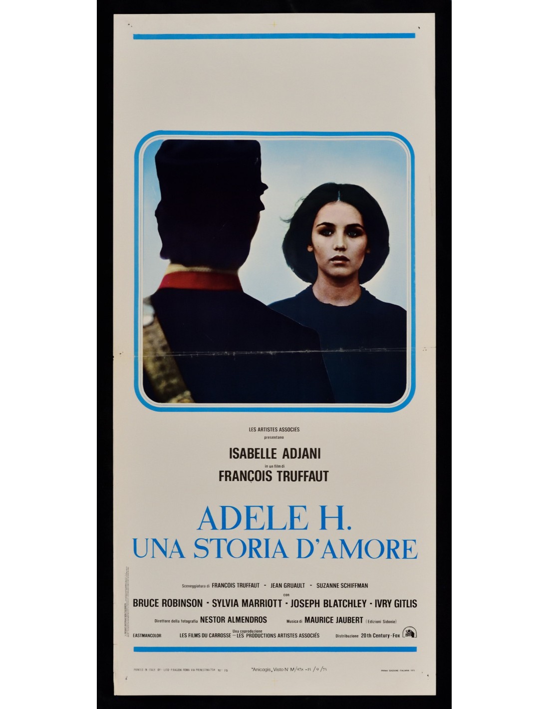 ADELE H. (1975) F. Truffaut locandina 33x70