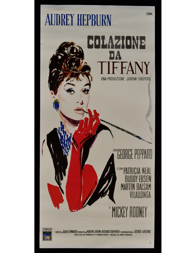 Colazione da Tiffany (Brini) Locandina 33x70 ristampa