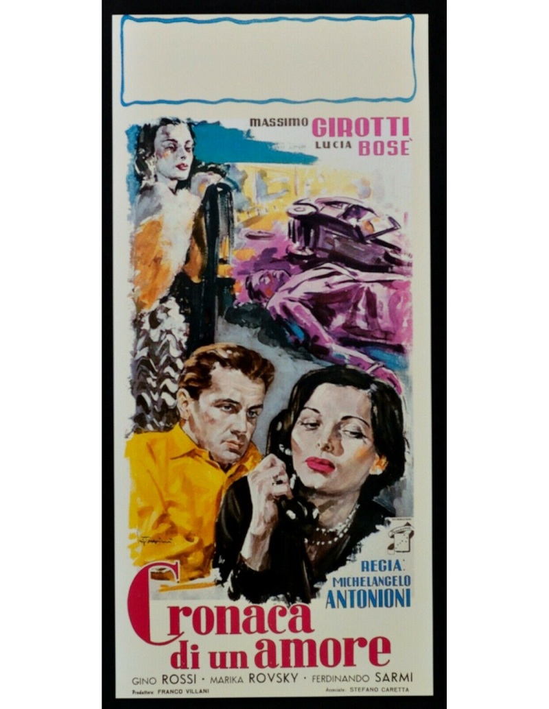 Cronaca di un amore Locandina 33×70 ristampa