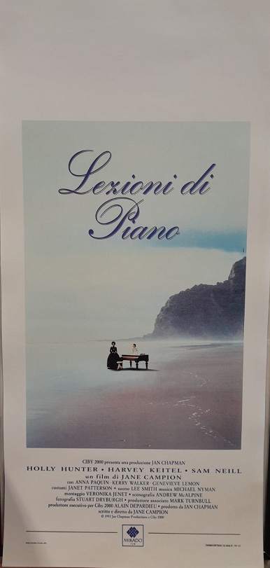 Lezioni di Piano di Jane Campion Locandina 33x70 ristampa