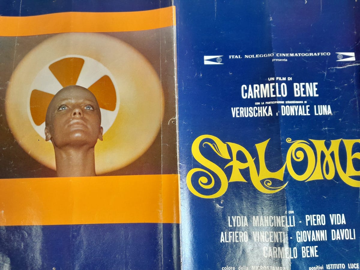 SALOME' di C.Bene (1972) 50x70 prima edizione