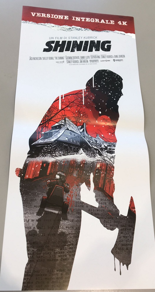 Shining di S. Kubrick (versione integrale 2024) locandina 33x70