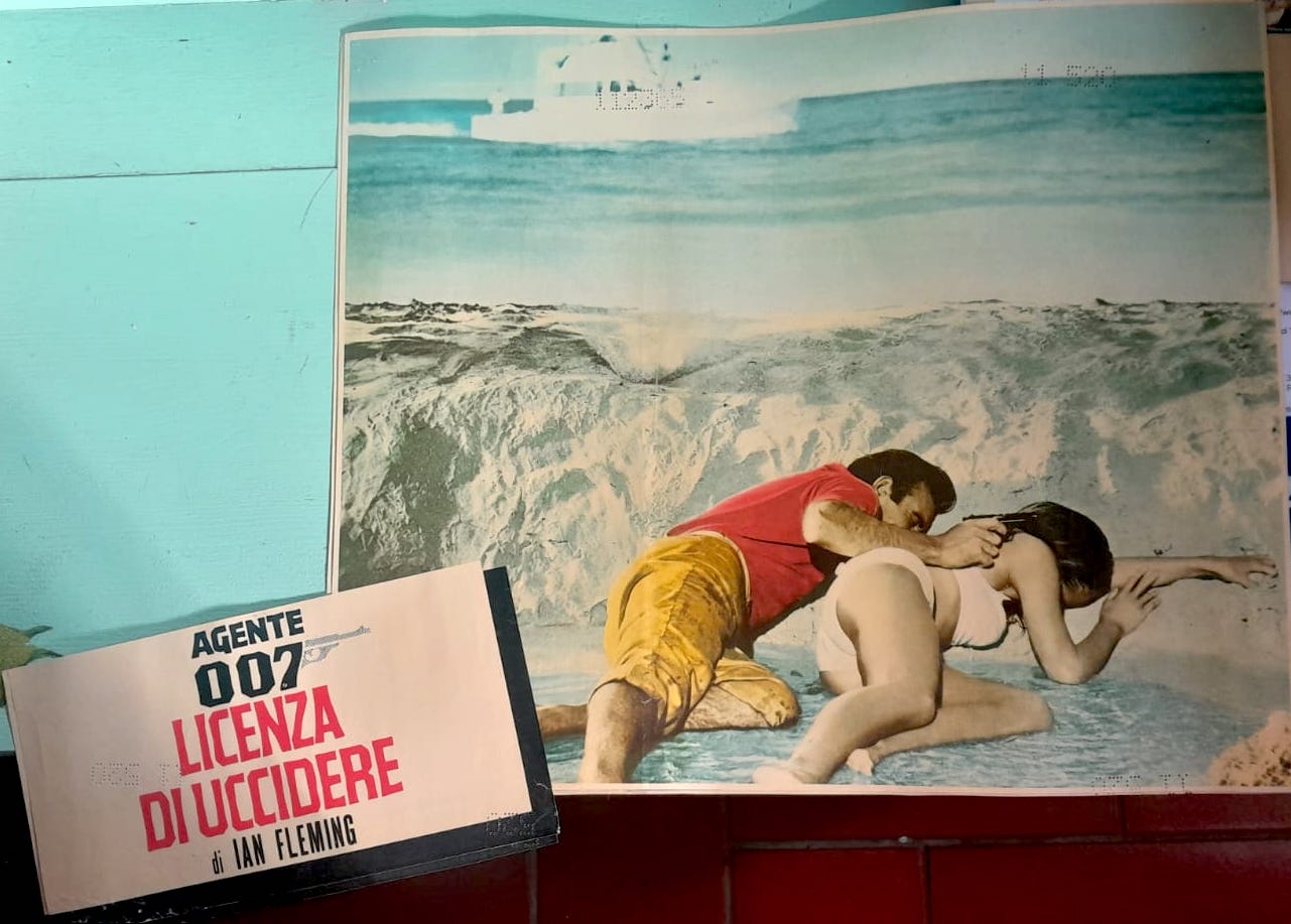 Agente 007 Licenza di uccidere (1962) locandina raritร 50x70