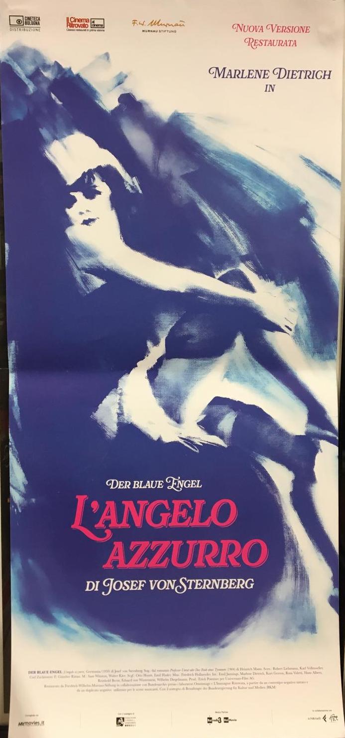 L'ANGELO AZZURRO (edizione restaurata 2025) Locandina 33x70