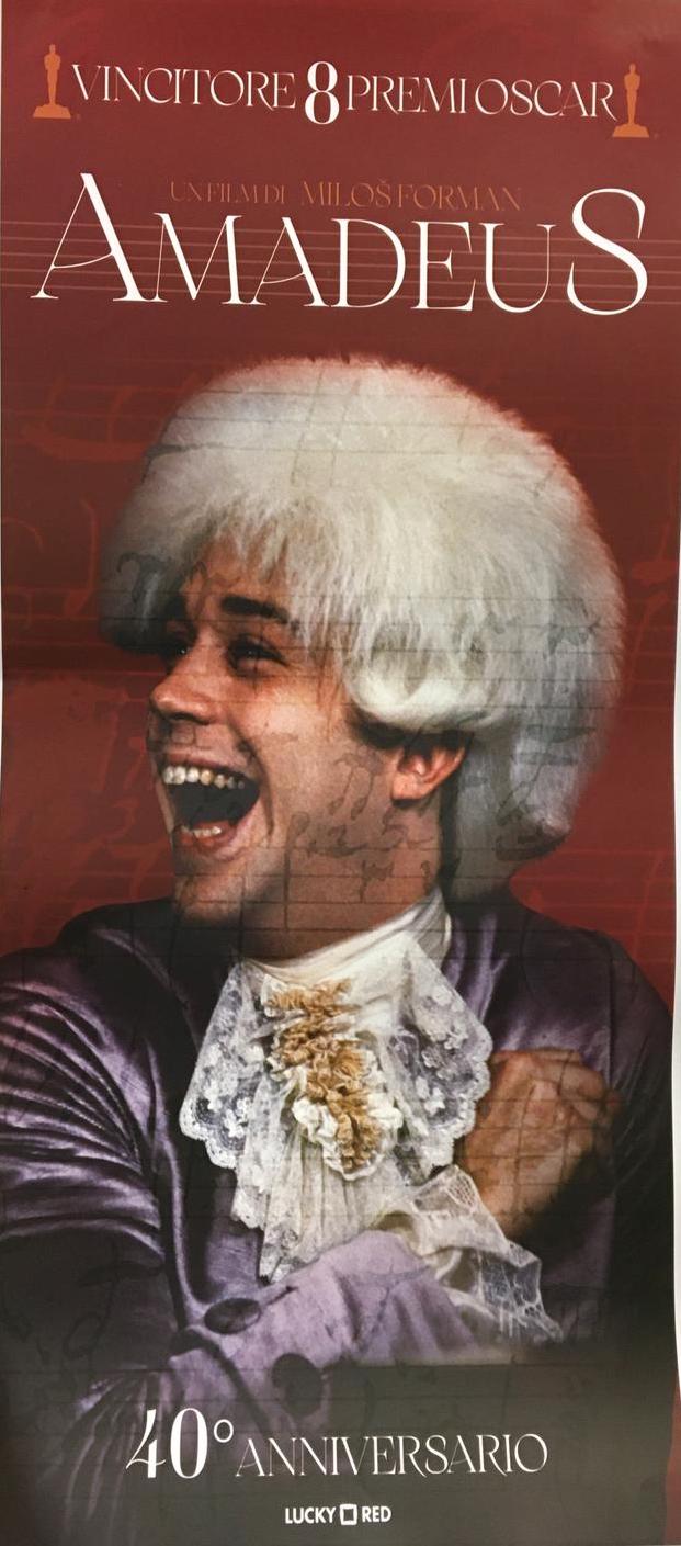 AMADEUS  (edizione 40° anniversario 2025) Locandina 33x70