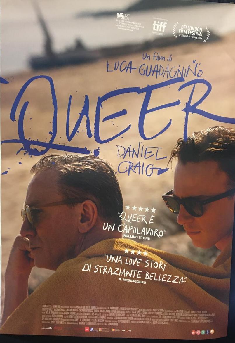 QUEER (2025) di Luca Guadagnino Poster 70x100 NON PIEGATO