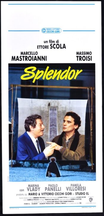 Splendor (1989) di Ettore Scola - Locandina originale cm. 33x70