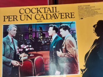 Cocktail per un cadavere (1948) di Alfred Hitchcock - Locandina originale edizione 1984 - RARITA'