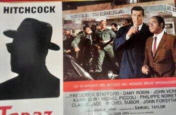 Topaz (1969) di Alfred Hitchcock - Locandina originale - RARITA'